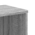 vidaXL Bibliothèque sonoma gris 50x25x105 cm bois d'ingénierie