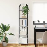 vidaXL Étagère Sonoma gris 40 x 30 x 183 cm Bois d'ingénierie