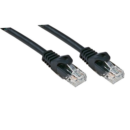 Lindy rj45/rj45 cat6 5m câble de réseau noir u/utp (utp)