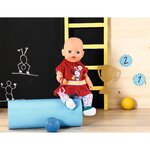 Zapf Creation 831885 - BABY born Little tenue de sport rouge pour poupée de 36cm