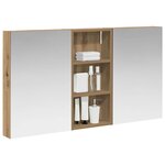 vidaXL Ensemble de Meubles de Salle de Bain 3 Pièces 110 x 10 5 x 60 5 cm