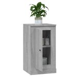 vidaXL Buffet sonoma gris 37 5x35 5x67 5 cm bois d'ingénierie