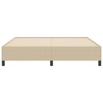 vidaXL Cadre de lit Vert gris 180 x 200 cm Tissu en velours côtelé