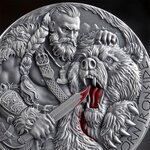BJÖRN IRONSIDE Le chemin du Valhalla Pièce 2 Once Argent 2000 Francs Cameroun 2025