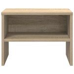 vidaXL Table de chevet chêne sonoma 40x30x30 cm Bois d'ingénierie