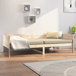 vidaXL Lit de jour bois de pin massif 80x200 cm