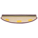 vidaXL Tapis d'escalier auto-adhésifs 15 Pièces Violet foncé