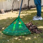 Balai à feuilles de jardin - Suan - Grande taille avec 27 dents