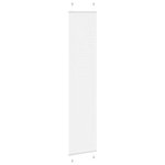 vidaXL Store plissé blanc 40x200 cm largeur du tissu 39 4 cm polyester