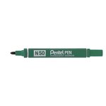 Marqueur permanent N50 Pointe Ogive 2 mm Vert x 12 PENTEL