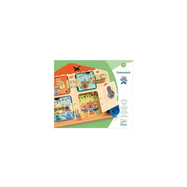 Djeco DJ01659 - Jeu de manipulation Cabanalock