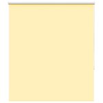 vidaXL Store enrouleur occultant jaune largeur du tissu 136 6 cm