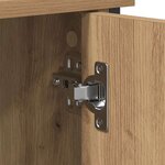 vidaXL Meuble TV chêne artisanal 101 x 35 x 65 cm Bois d'ingénierie