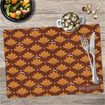 Set de table bon appétit éventails - rectangulaire