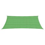 vidaXL Voile d'ombrage 160 g/m² rectangulaire vert clair 2 5x5 m PEHD