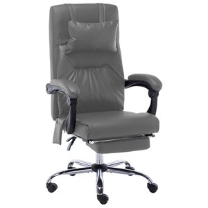 Chaise fauteuil siège de bureau informatique étude de massage anthracite similicuir anthracite 02_0024005