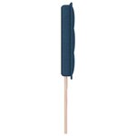 vidaXL Tête de lit avec tête de lit Bleu 180 cm Cuir synthétique
