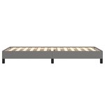vidaXL Cadre de lit sans matelas gris foncé 80x200 cm tissu
