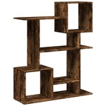 vidaXL Étagère séparatrice de pièce chêne fumé 92x29x112 cm