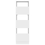 vidaXL Armoire à Laver avec stockage Blanc Bois d'ingénierie