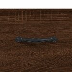 vidaXL Table basse chêne marron 102x50x40 cm bois d'ingénierie