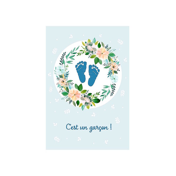 Carte De Voeux - Naissance - C'est Un Garçon !