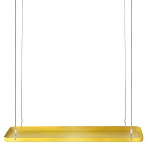 Esschert Design Plateau suspendu pour plantes rectangulaire Doré L