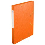 Boite De Classement Cartobox Dos 25mm Carte Lustrée - A4 - Orange - X 25 - Exacompta