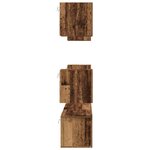 vidaXL Ensemble meuble TV 7 Pièces Bois ancien 60 x 30 x 30 cm