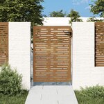 vidaXL Portail de jardin 85x150 cm acier corten conception de carré