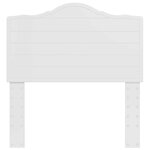 vidaXL Tête de lit Blanc Brillant 80 cm Bois d'ingénierie