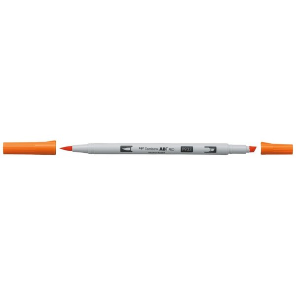Marqueur Base Alcool Double Pointe ABT PRO 933 orange TOMBOW