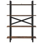 vidaXL Étagère Chêne fumé 100 x 33 5 x 140 cm Bois d'ingénierie