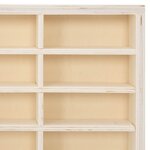 vidaXL Vitrine de collection en bois avec 80 compartiments 80 x 4 5 x 40 5 cm