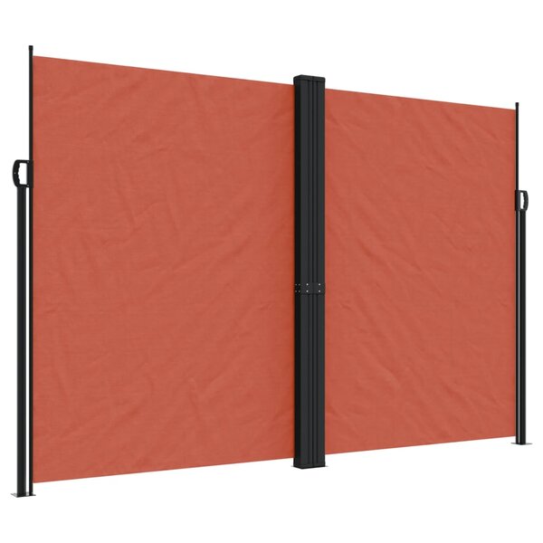 vidaXL Auvent latéral rétractable terre cuite 220x600 cm