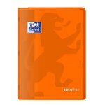 Cahier Easybook agrafé 21x29.7cm 96 pages grands carreaux 90g orange OXFORD