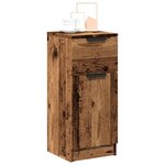 vidaXL Buffets 2 Pièces vieux bois 30x30x70 cm bois d'ingénierie