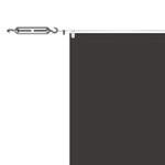 vidaXL Auvent vertical Anthracite 140x600 cm Tissu oxford