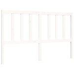 vidaXL Cadre de lit sans matelas blanc 160x200 cm bois de pin massif