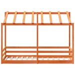 vidaXL Lit pour enfants sans matelas cire marron 90x190 cm pin massif