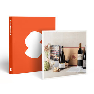 SMARTBOX - Coffret Cadeau Coffret de 3 bouteilles de vin et livre d'œnologie -  Gastronomie
