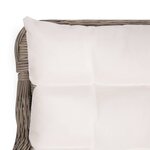 vidaXL Ensemble à manger d'extérieur 9 Pièces Résine tressée Marron