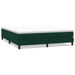 vidaXL Sommier à lattes de lit sans matelas vert foncé 180x220 cm