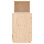 Bureau table poste de travail meuble d'ordinateur informatique étude 110 x 53 x 117 cm bois massif de pin brun 02_0023371