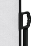 vidaXL Auvent latéral rétractable blanc 160x500 cm