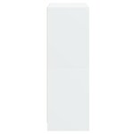 vidaXL Buffet haut avec portes blanc 68x37x109 cm bois d'ingénierie