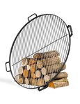 Grille de cuisson ronde  en acier avec 4 poignées