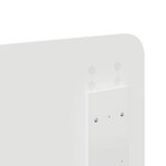 vidaXL Tête de lit Blanc 120 cm Bois d'ingénierie