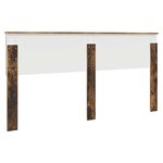 vidaXL Tête de lit Chêne fumé 180 cm Bois d'ingénierie