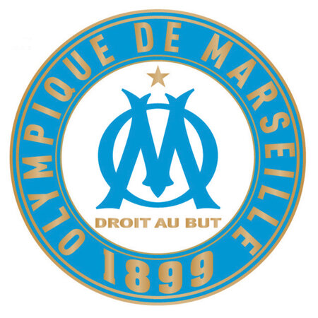 10 Sous bock OLYMPIQUE DE MARSEILLE en Carton